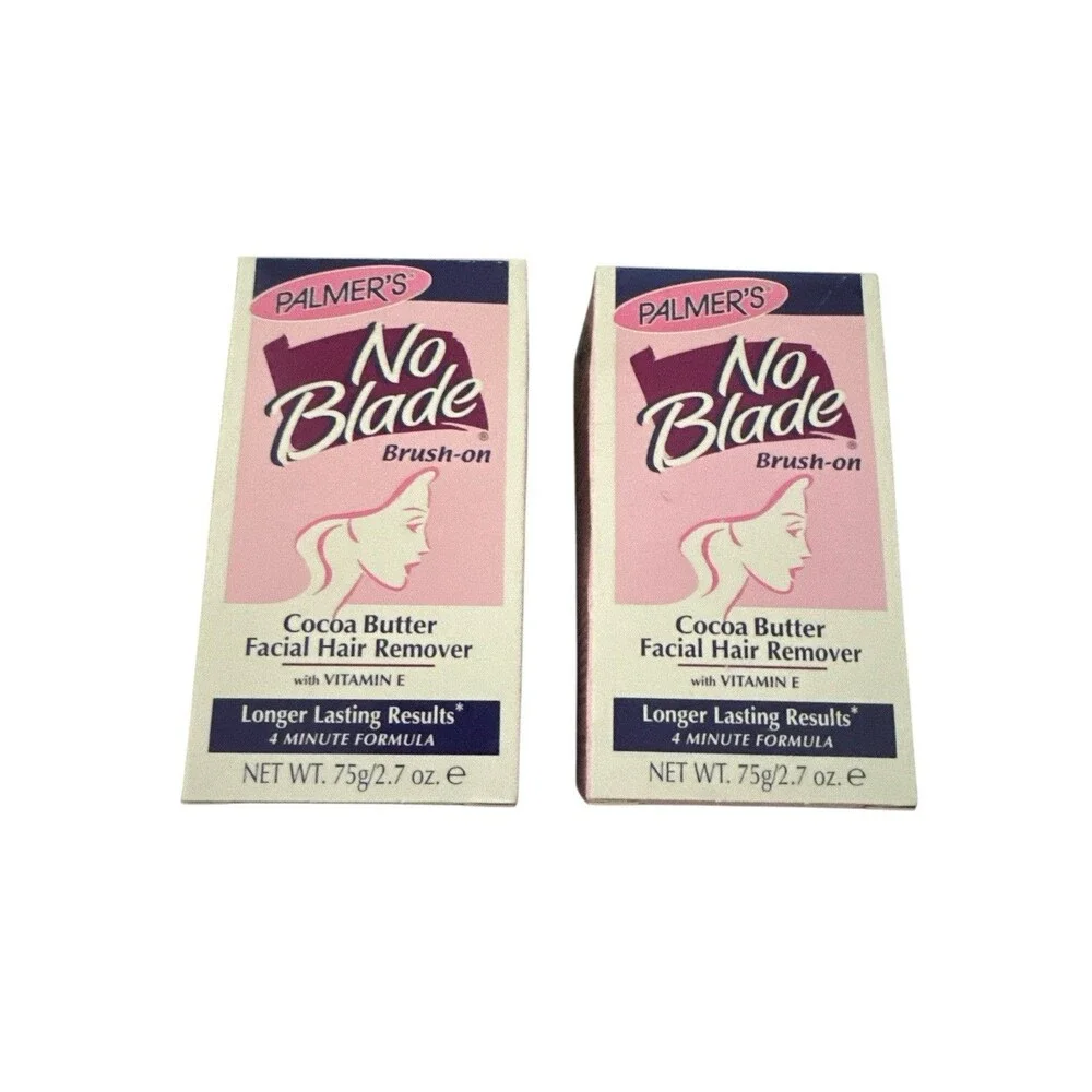 Palmer's No Blade Brush-On Cocoa Butter Facial Hair Remover 2.7oz New 2 Pack